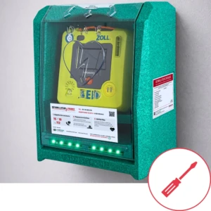Installation Coffre pour défibrillateur <span style="color: #fa3155">SDNS Tech E.30</span>