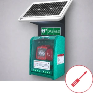 Installation Coffre pour défibrillateur <span style="color: #fa3155">SDNS Tech ES.40 mural</span>